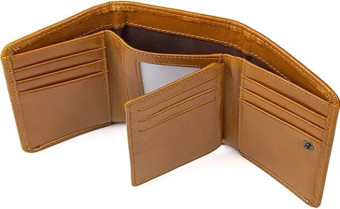 Гаманець Vintage 14597 шкіряний Рудий