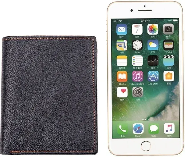 Гаманець Vintage 14598 шкіряний Чорний