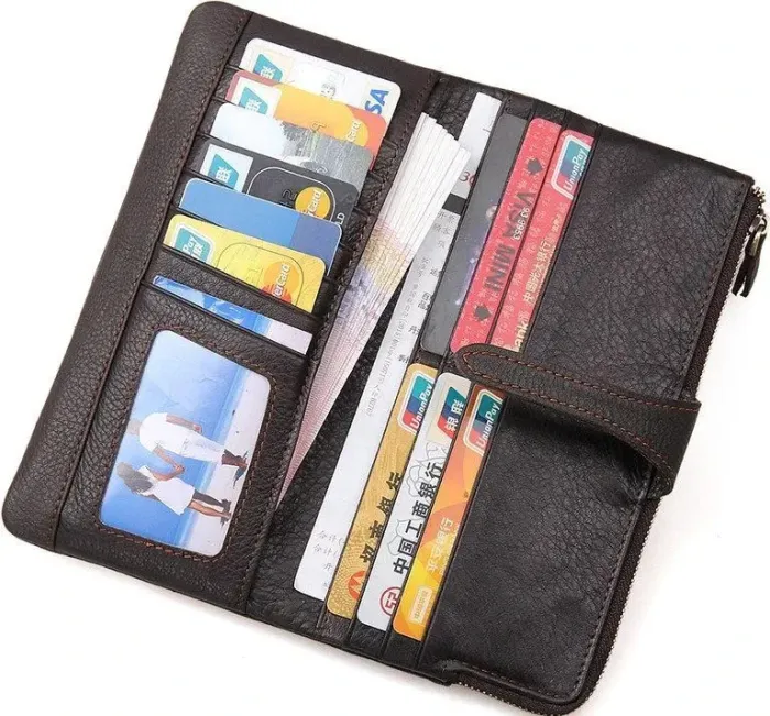 Гаманець жіночий Vintage 14599 шкіряний Коричневий