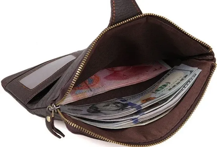 Гаманець жіночий Vintage 14599 шкіряний Коричневий