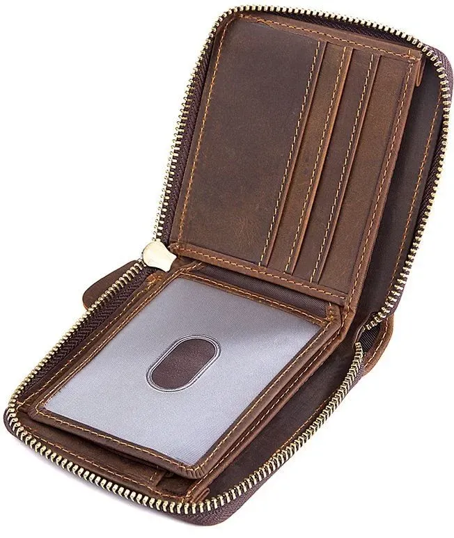 Гаманець Vintage 14616 із натуральної шкіри Коричневий