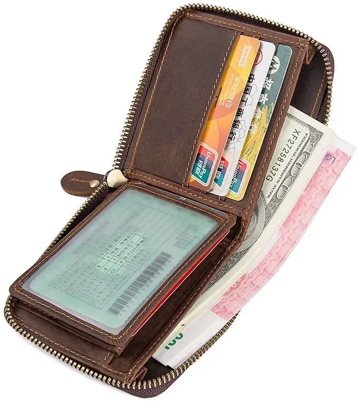 Гаманець Vintage 14616 із натуральної шкіри Коричневий