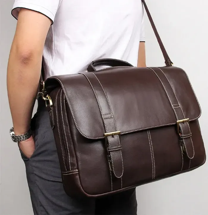 Сумка чоловіча Vintage 14617 коричнева