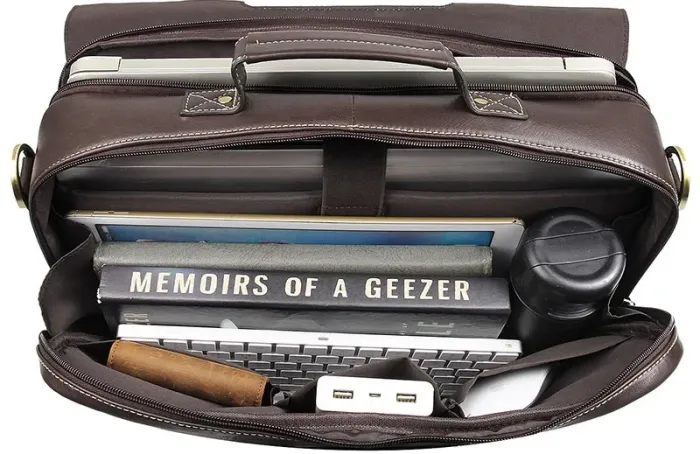 Сумка чоловіча Vintage 14617 коричнева