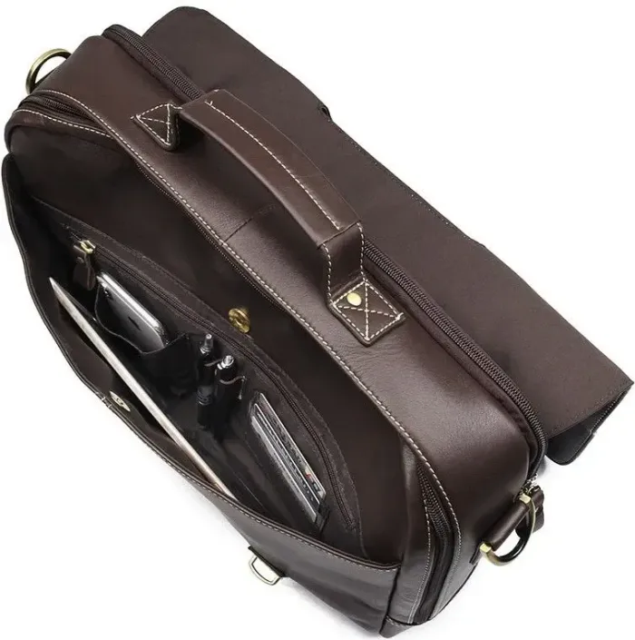 Сумка чоловіча Vintage 14617 коричнева