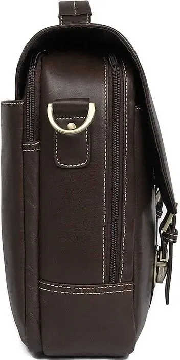 Сумка чоловіча Vintage 14617 коричнева