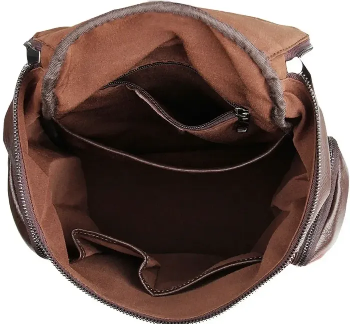 Рюкзак Vintage 14618 шкіряний Коричневий