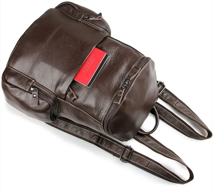 Рюкзак Vintage 14618 шкіряний Коричневий