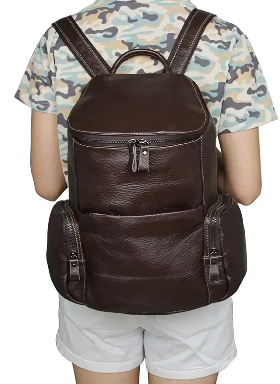 Рюкзак Vintage 14618 шкіряний Коричневий