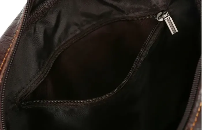 Сумка чоловіча Vintage 14622 шкіряна Коричнева