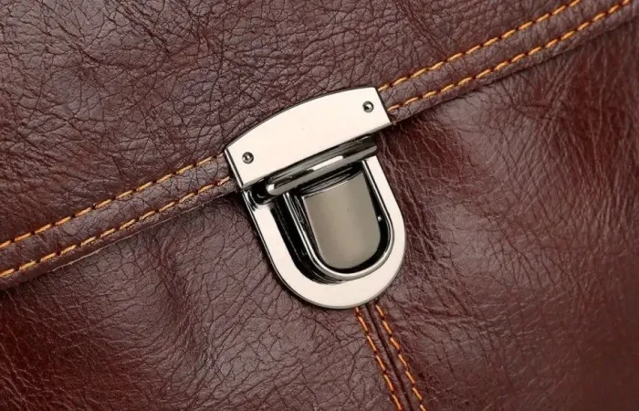 Сумка чоловіча Vintage 14622 шкіряна Коричнева