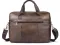 Сумка чоловіча Vintage 14626 шкіряна Коричнева