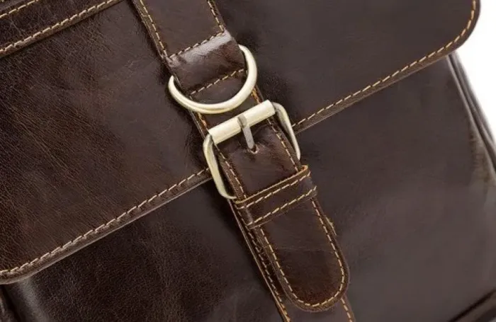 Месенджер чоловічий Vintage 14629 шкіряний Коричневий