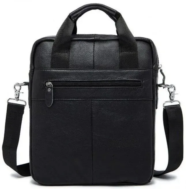 Месенджер чоловічий Vintage 14632 шкіряний Чорний