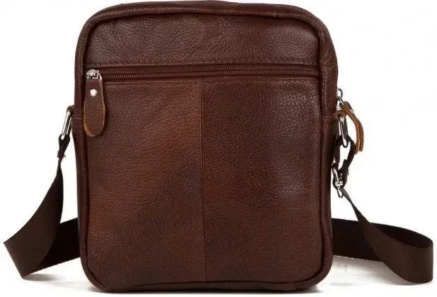 Сумка чоловіча Vintage 14637 шкіряна Коричнева