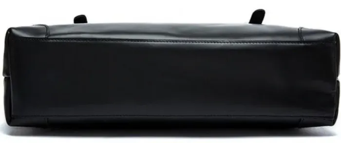 Чоловічий шкіряний портфель Vintage 14646 шкіряний Чорний