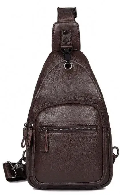 Рюкзак чоловічий Vintage 14647 шкіряний Коричневий