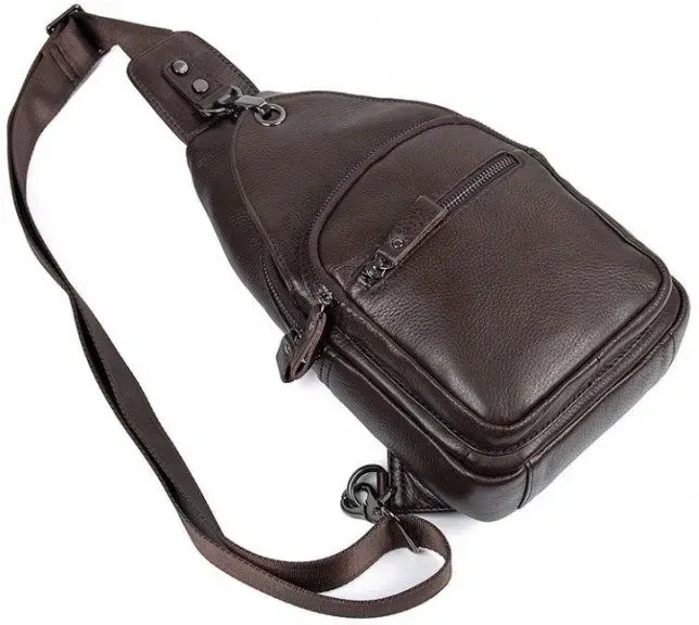 Рюкзак чоловічий Vintage 14647 шкіряний Коричневий