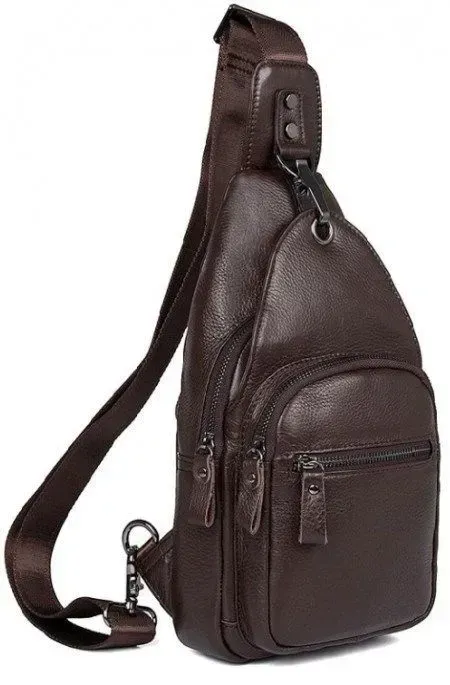Рюкзак чоловічий Vintage 14647 шкіряний Коричневий