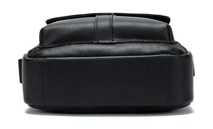 Сумка стильна чоловіча Vintage 14649 Чорна