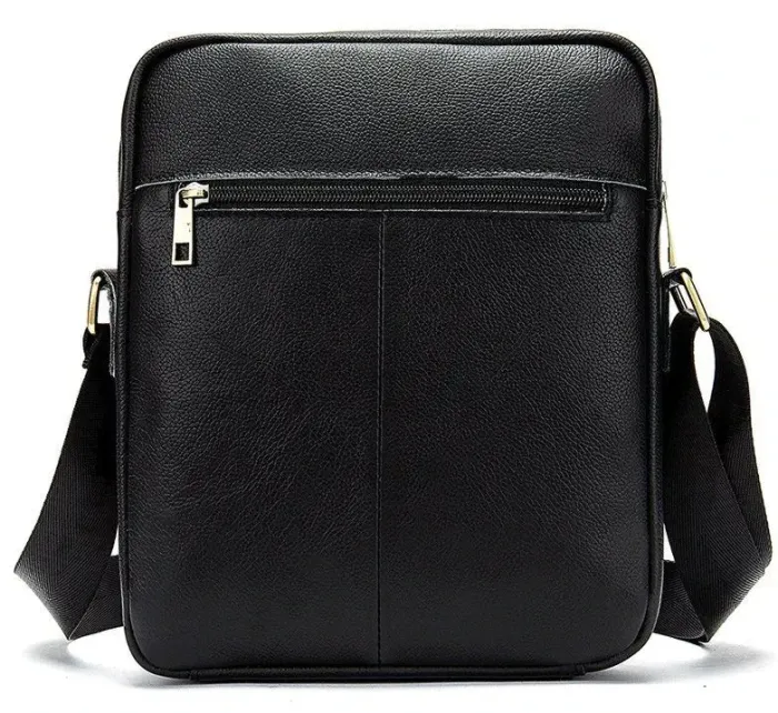 Сумка стильна чоловіча Vintage 14649 Чорна