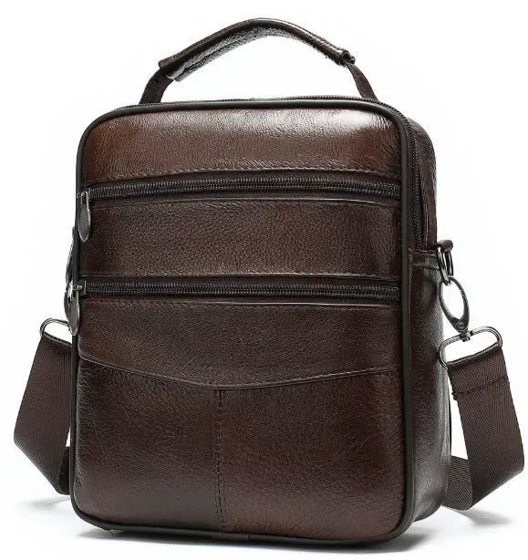 Сумка чоловіча Vintage 14653 Коричнева