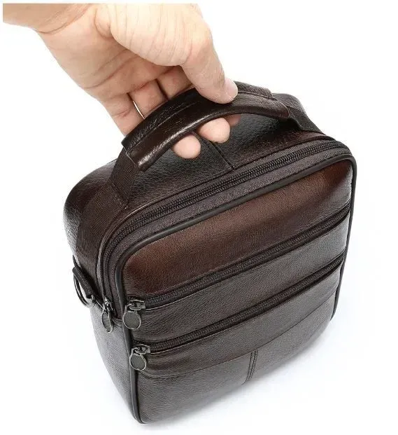 Сумка чоловіча Vintage 14653 Коричнева