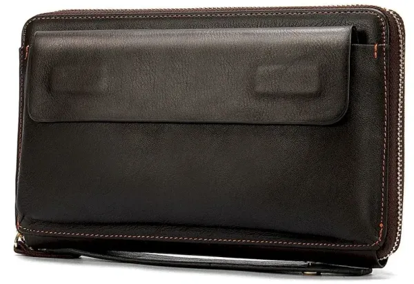 Чоловічий клатч-барсетка з ремінцем на руку Vintage 14655