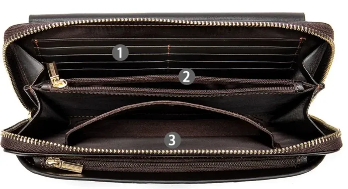 Чоловічий клатч-барсетка з ремінцем на руку Vintage 14655