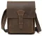 Сумка чоловіча вертикальна Vintage 14660 Коричнева