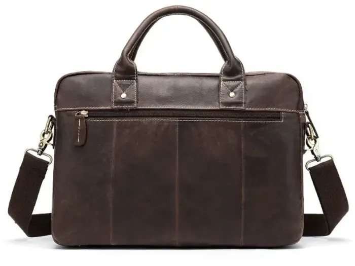 Сумка - чоловічий портфель Vintage 14667 Коричнева