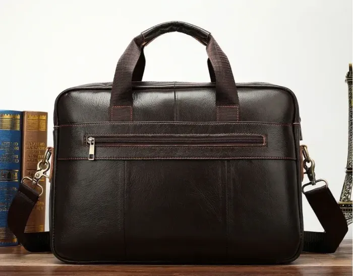Сумка чоловіча під ноутбук Vintage 14669 Коричнева