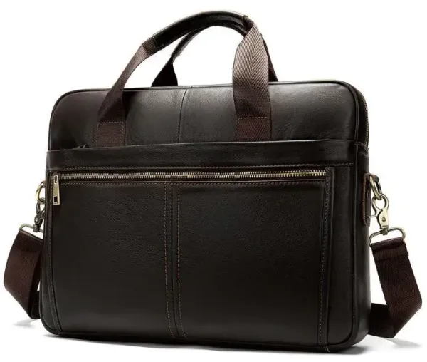 Сумка чоловіча під ноутбук Vintage 14670 Коричнева