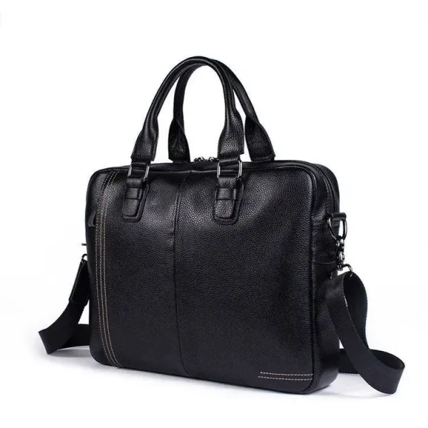 Сумка чоловіча флотар для ноутбука Vintage 14672 Чорна