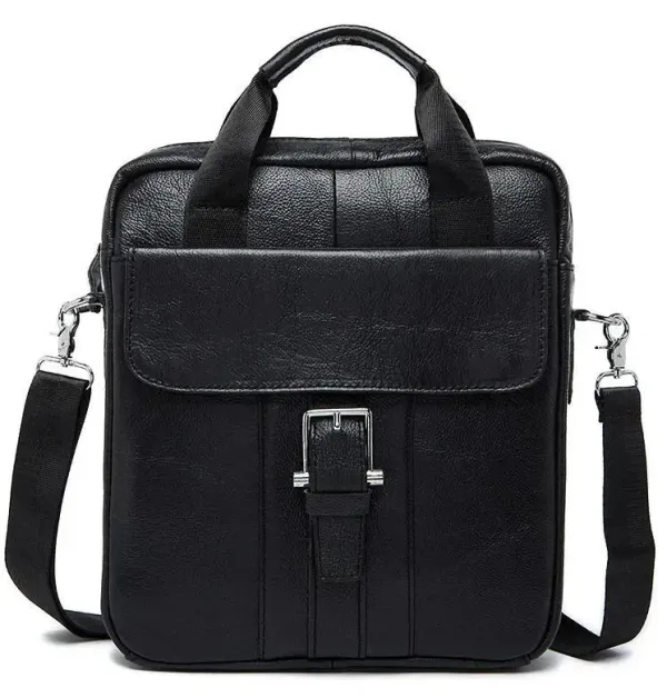 Сумка чоловіча Vintage 14674 Чорна