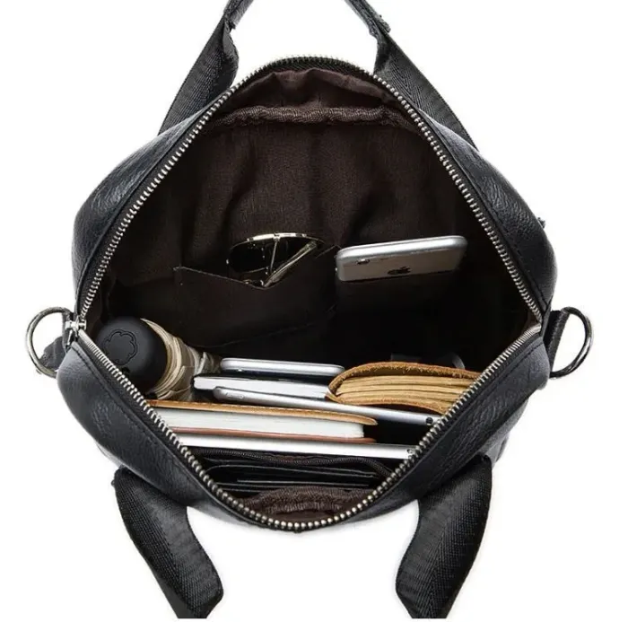 Сумка чоловіча Vintage 14674 Чорна