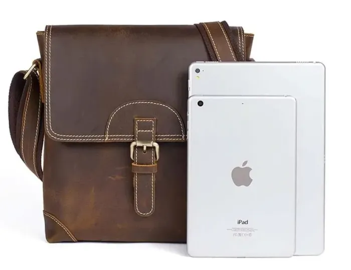 Сумка чоловіча Vintage 14675 Коричнева