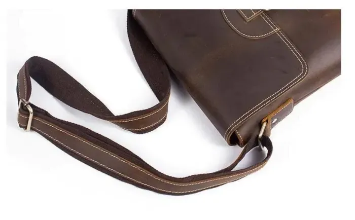 Сумка чоловіча Vintage 14675 Коричнева