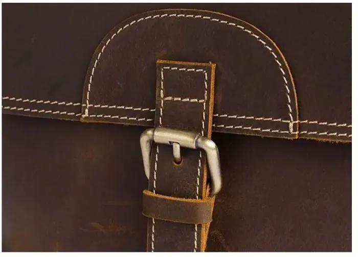 Сумка чоловіча Vintage 14675 Коричнева