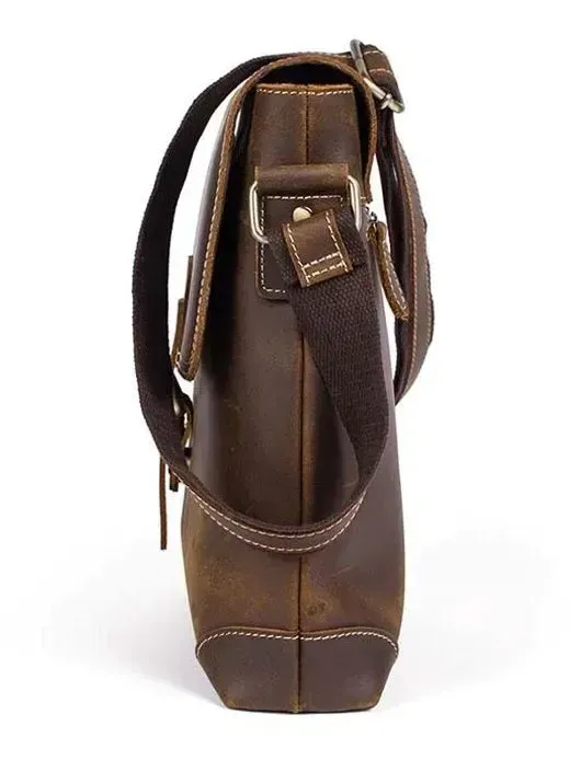 Сумка чоловіча Vintage 14675 Коричнева