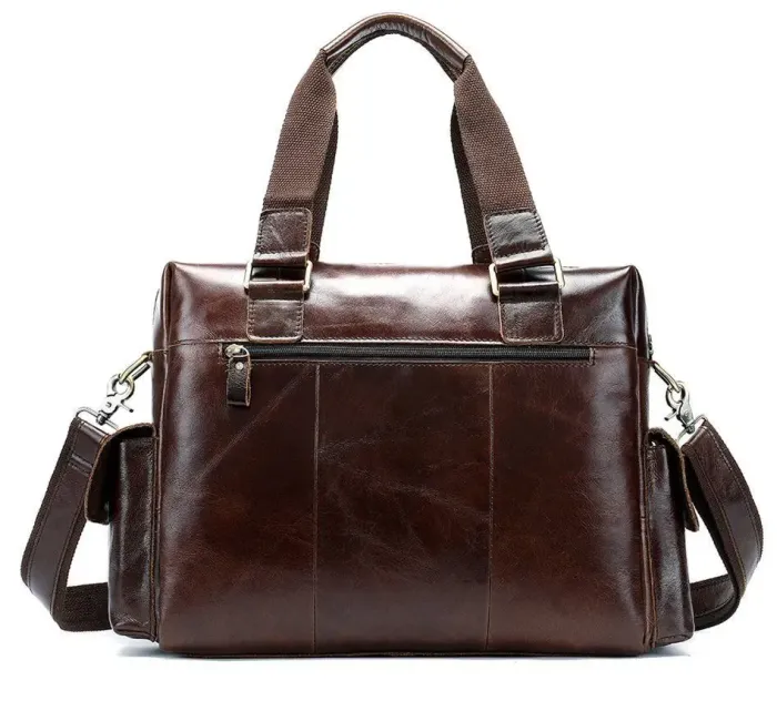 Сумка чоловіча під ноутбук Vintage 14676 Коричнева