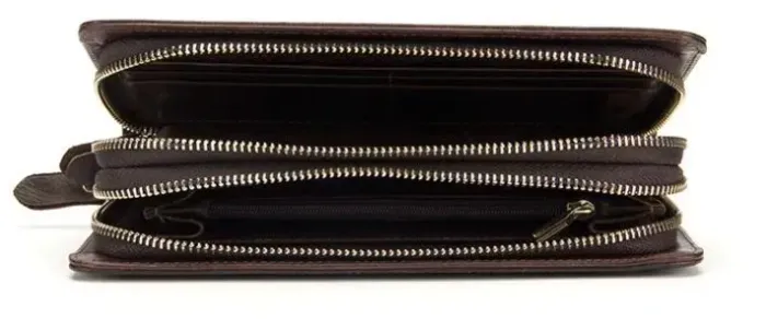 Клатч чоловічий з ременем Vintage 14679 Коричневий