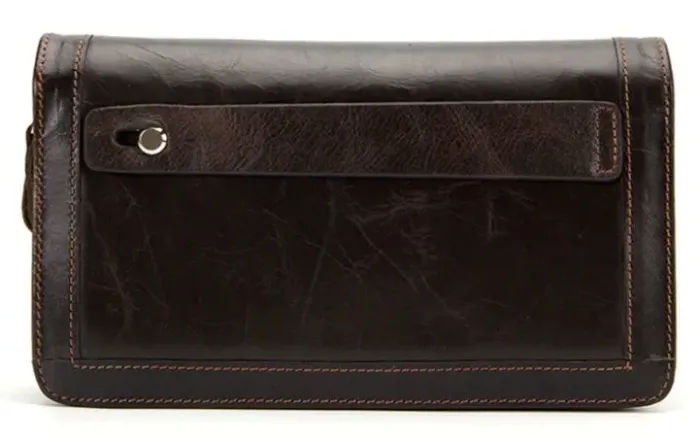 Клатч чоловічий з ременем Vintage 14679 Коричневий