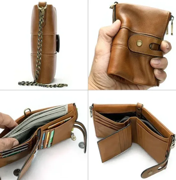 Гаманець універсальний Vintage 14681 Світло-коричневий