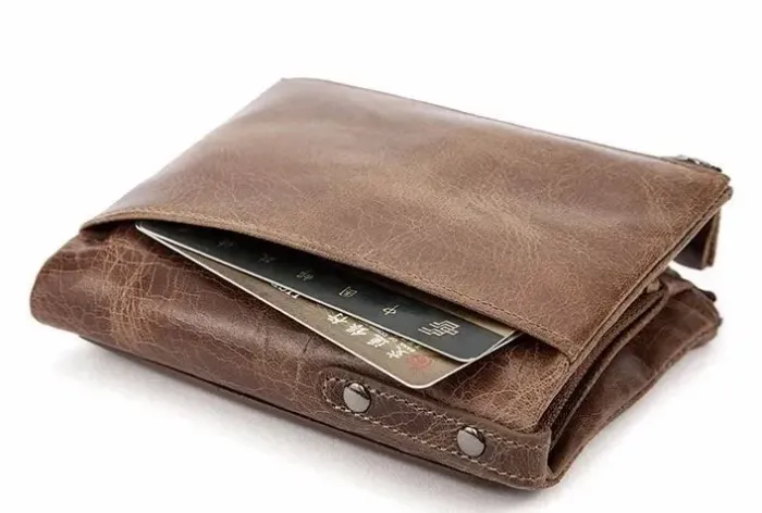 Гаманець чоловічий Vintage 14684 Світло-коричневий