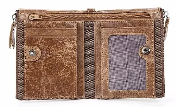 Гаманець чоловічий Vintage 14684 Світло-коричневий