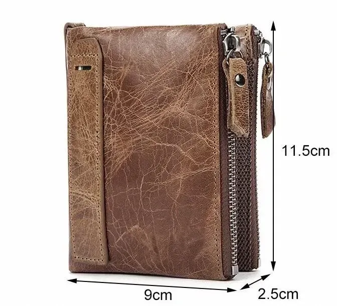 Гаманець чоловічий Vintage 14684 Світло-коричневий