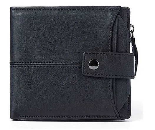 Гаманець чоловічий функціональний Vintage 14688 Чорний