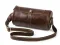 Сумка чоловіча закруглена Vintage 14694 Коричнева