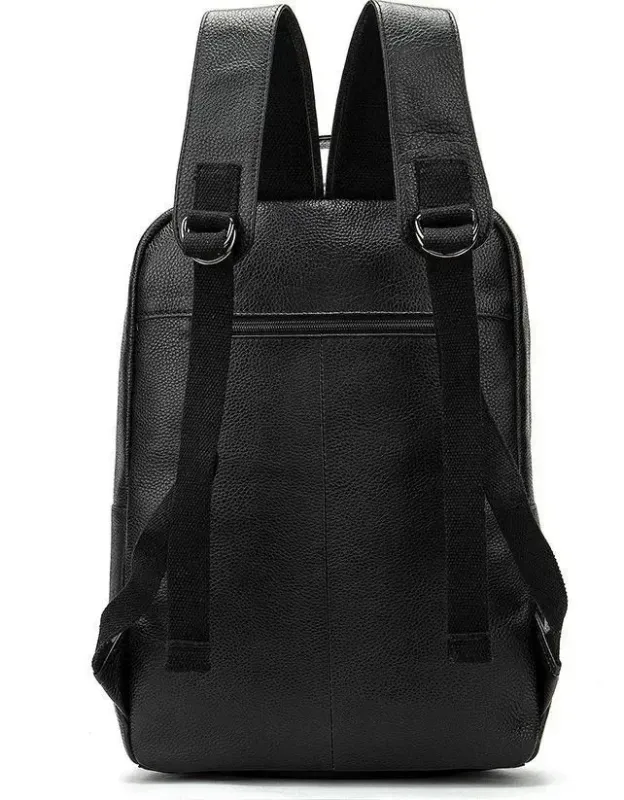 Рюкзак Vintage 14696 шкіряний Чорний